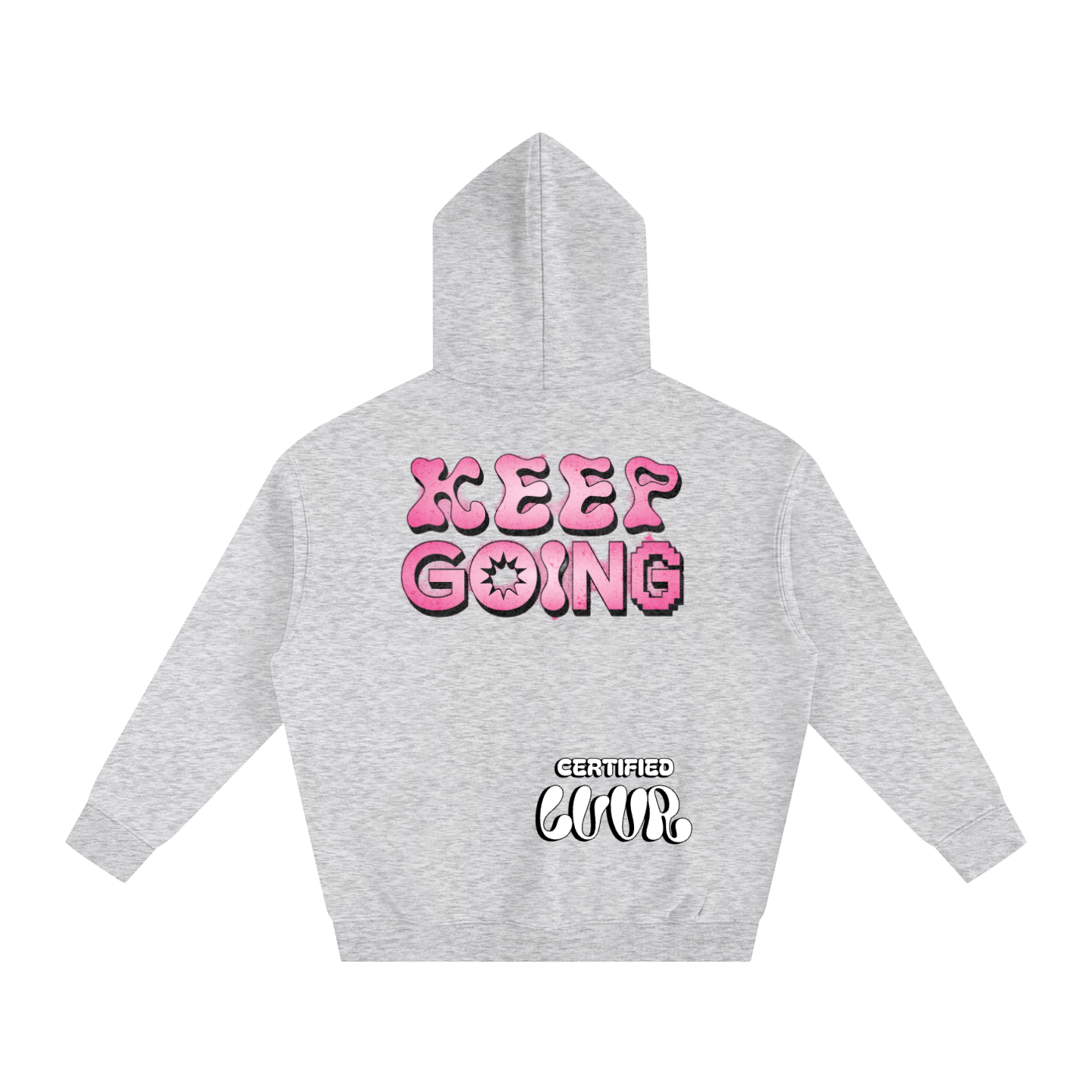 FAILURE IS INEVITABLE Oversize Fleeced Hoodie