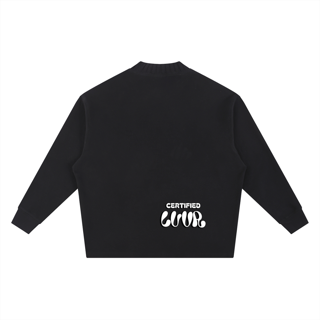 Knitted Round Neck Oversize Sweatshirt