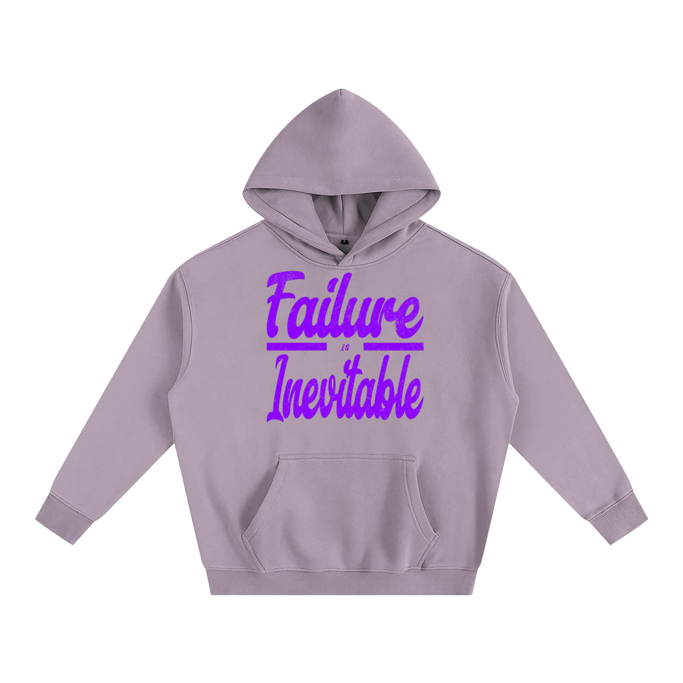 FAILURE IS INEVITABLE Oversize Fleeced Hoodie