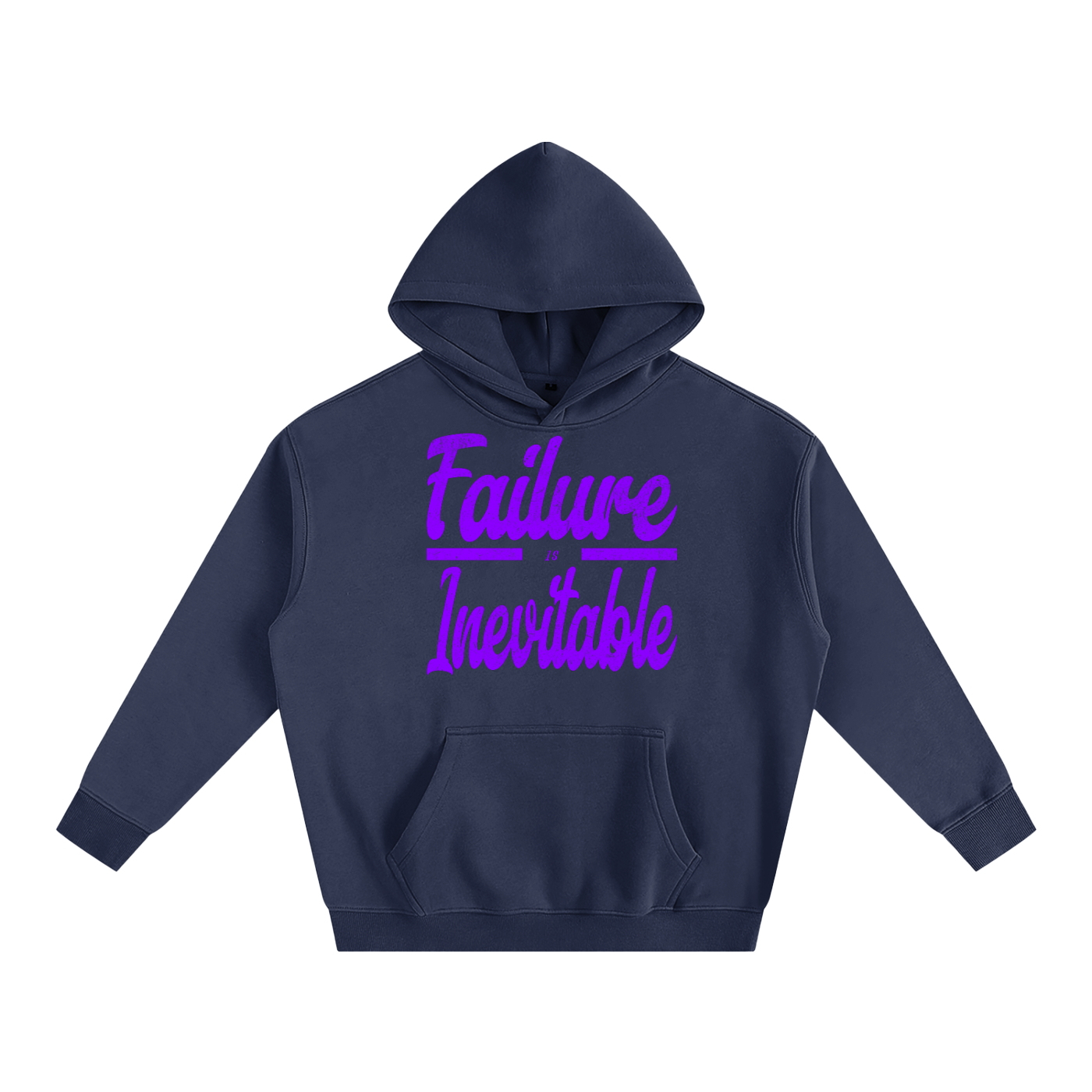 FAILURE IS INEVITABLE Oversize Fleeced Hoodie