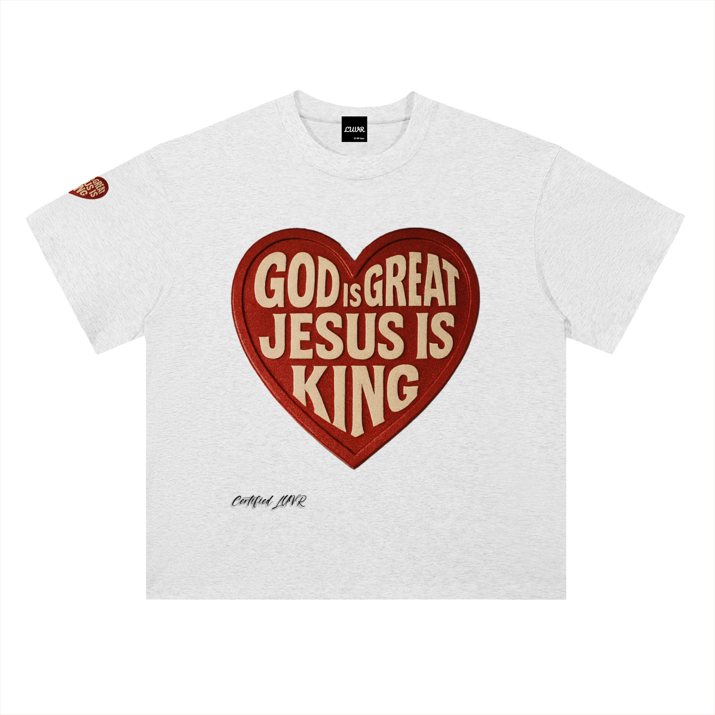 Heavyweight Drop Shoulder Cotton T-Shirt