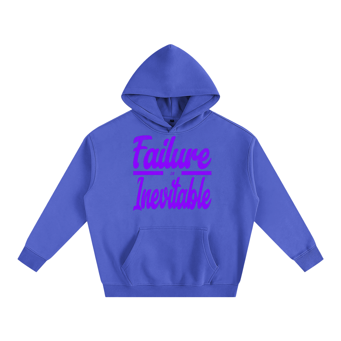 FAILURE IS INEVITABLE Oversize Fleeced Hoodie