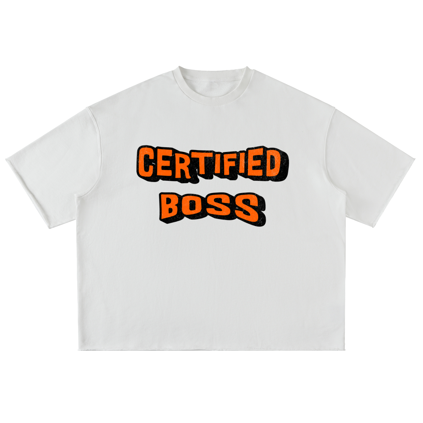 CERTIFIED BOSS Washed Rolled Hem Half Sleeve T-Shirt